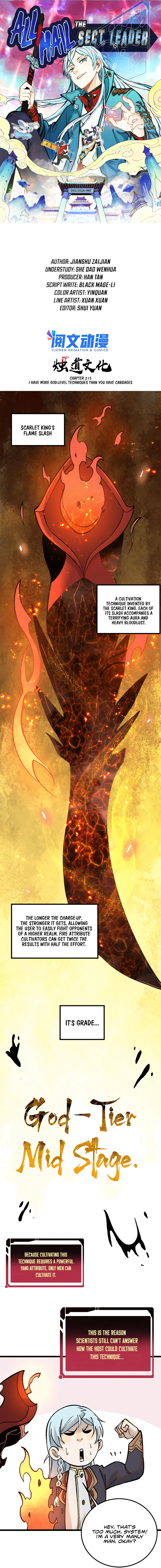 All Hail the Sect Leader Chapter 215 - Page 2