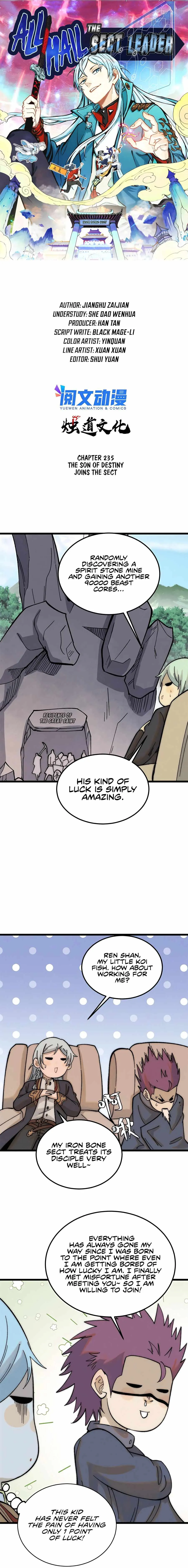 All Hail the Sect Leader Chapter 235 - Page 1
