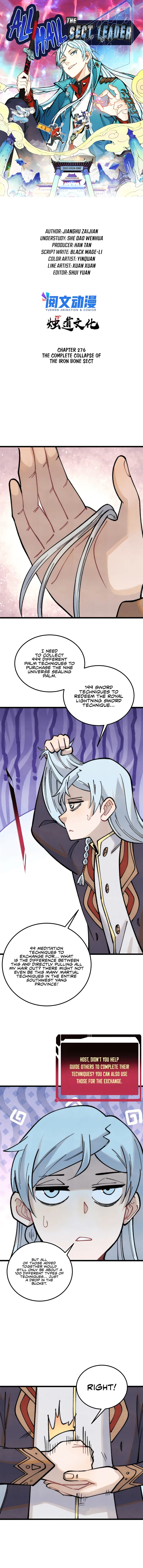 All Hail the Sect Leader Chapter 276 - Page 1