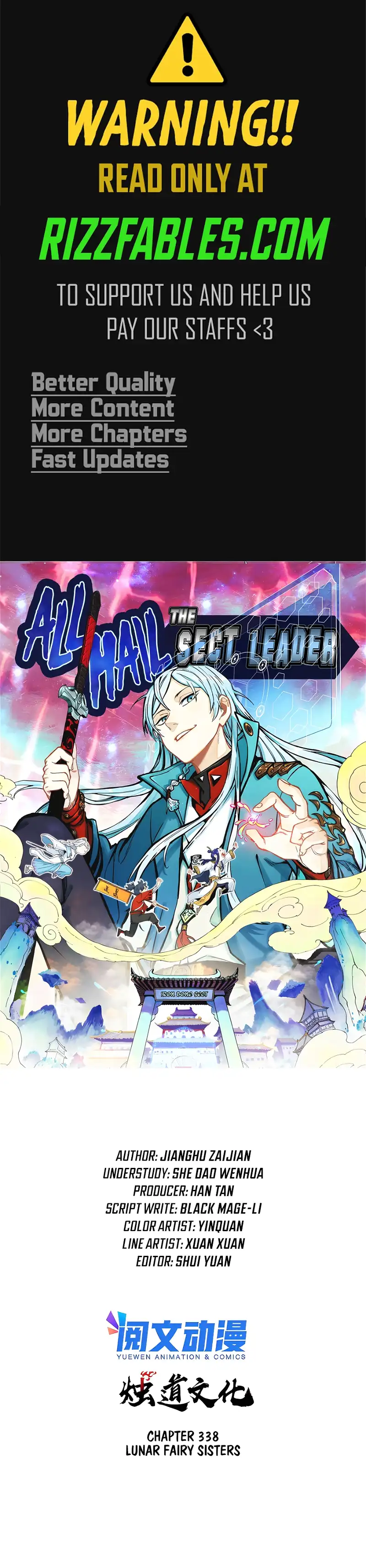 All Hail the Sect Leader Chapter 338 - Page 1