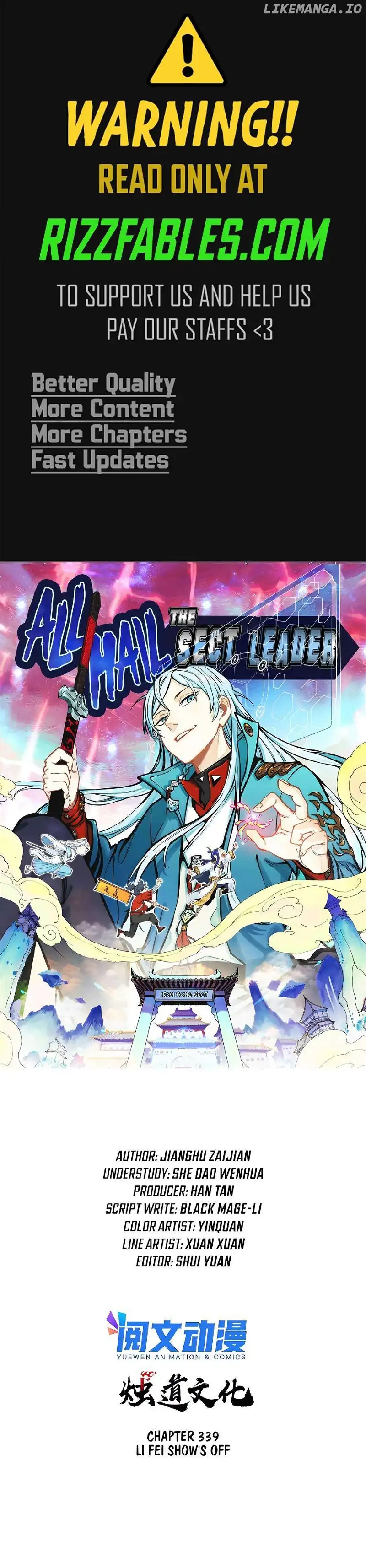 All Hail the Sect Leader Chapter 339 - Page 1