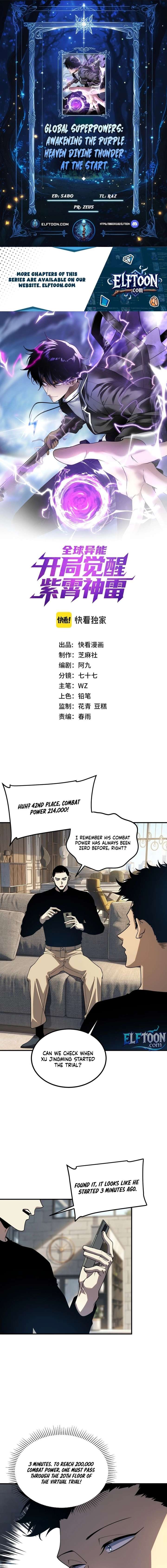 Awakening the Purple Thunder at the Beginning Chapter 62 - Page 1
