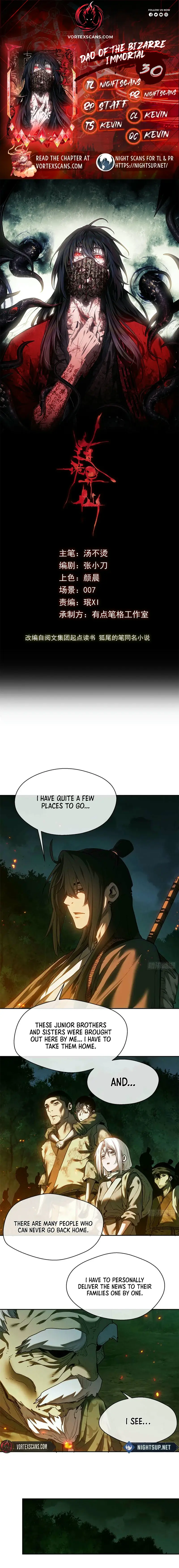 Dao of the Bizarre Immortal Chapter 30 - Page 1