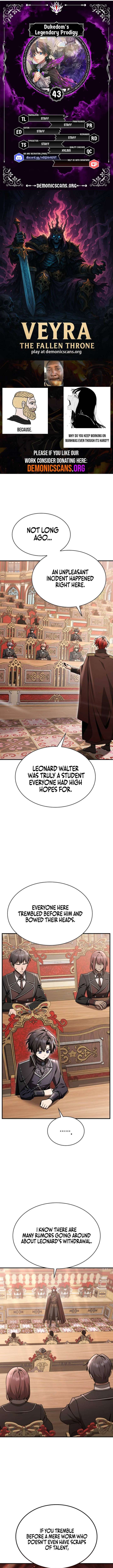 Dukedom’s Legendary Prodigy Chapter 43 - Page 1