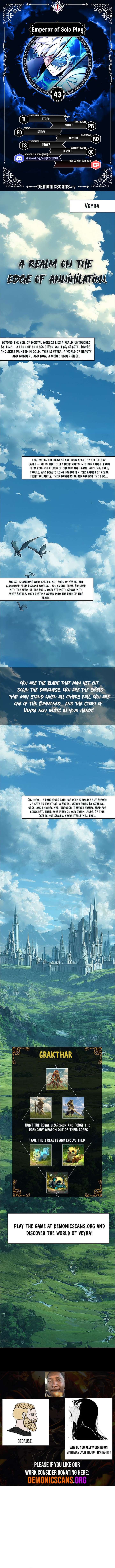 Emperor of Solo Play Chapter 43 - Page 1