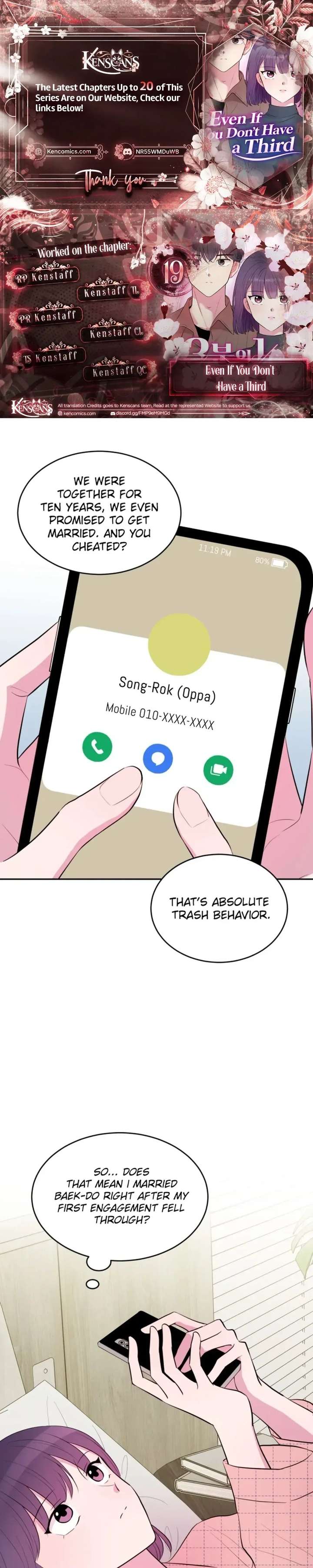 Even If You Don’t Have a Third Chapter 19 - Page 1
