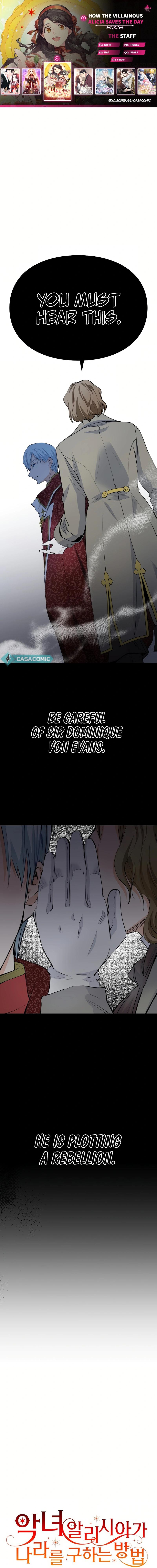 How The Villainous Alicia Saves The Day Chapter 27 - Page 1