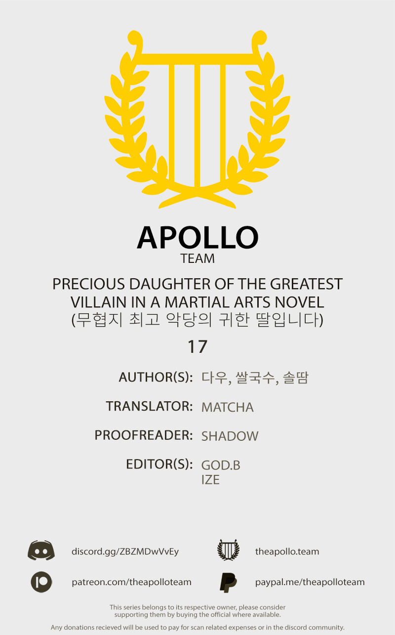 I Am The Precious Daughter Of The Greatest Villain In The Fantasy World Chapter 17 - Page 1