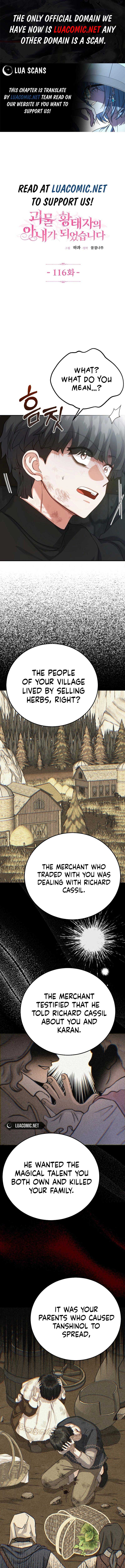 I Became The Wife Of The Monstrous Crown Prince Chapter 116 - Page 1