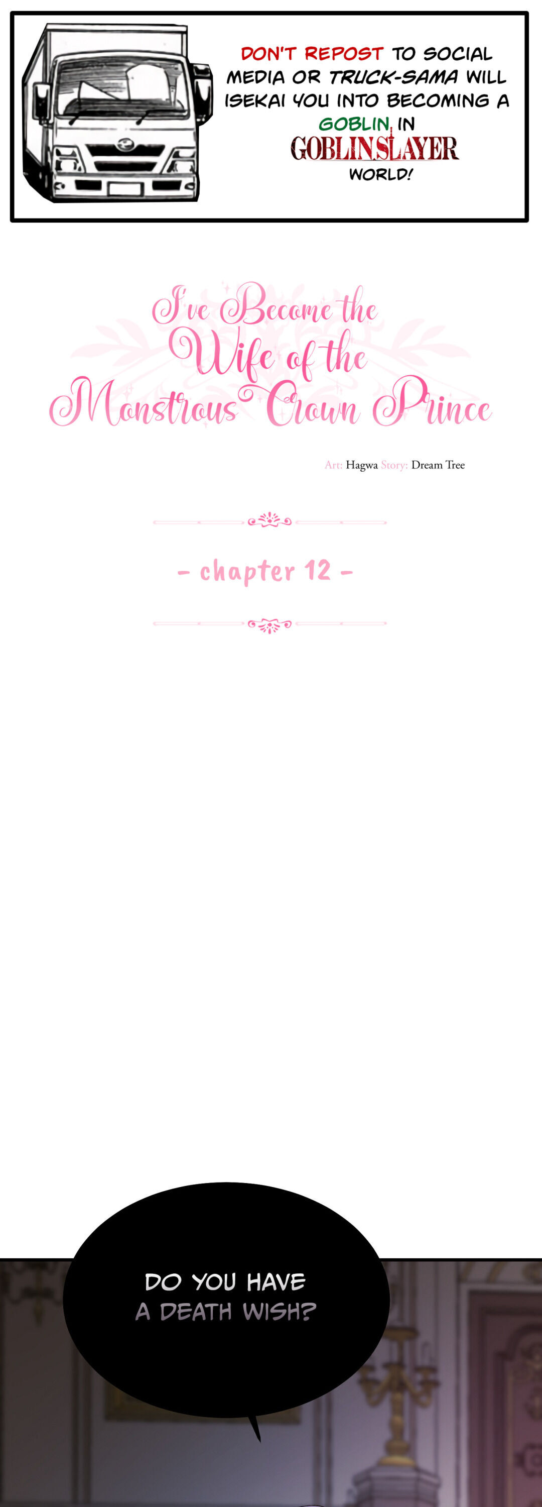 I Became The Wife Of The Monstrous Crown Prince Chapter 12 - Page 1