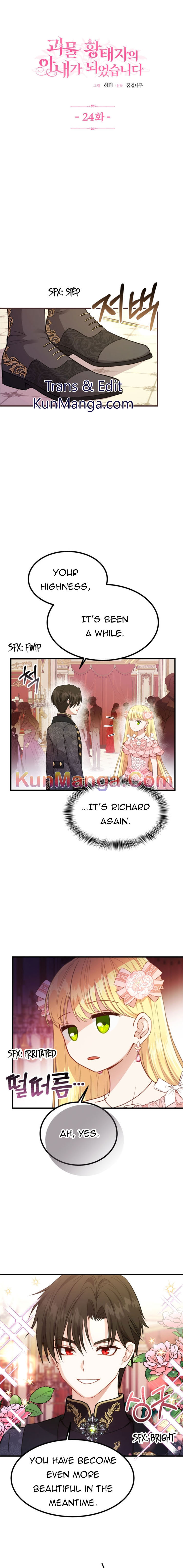 I Became The Wife Of The Monstrous Crown Prince Chapter 24 - Page 1