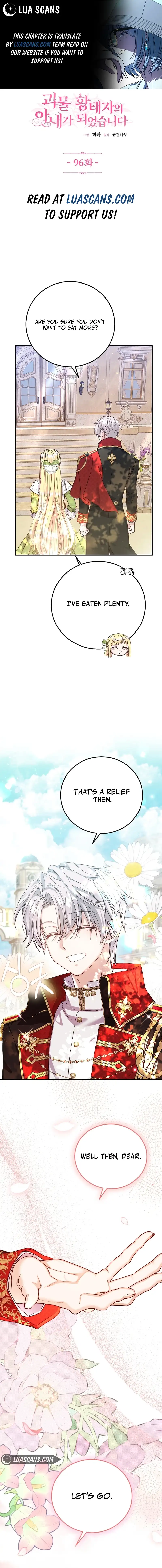 I Became The Wife Of The Monstrous Crown Prince Chapter 96 - Page 1