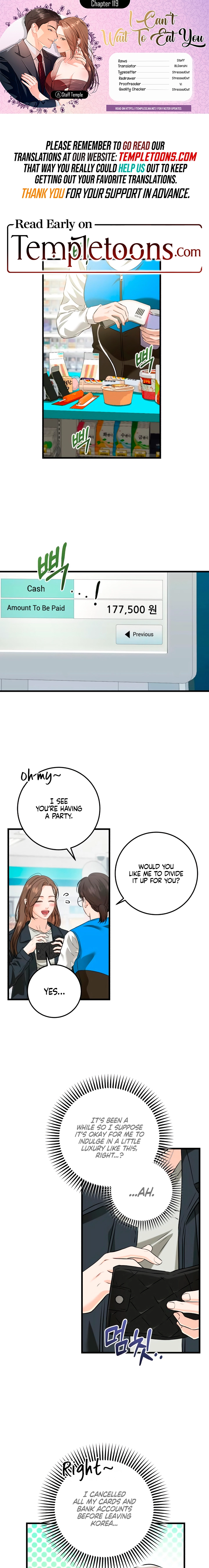 I Can’t Wait To Eat You Chapter 119 - Page 1