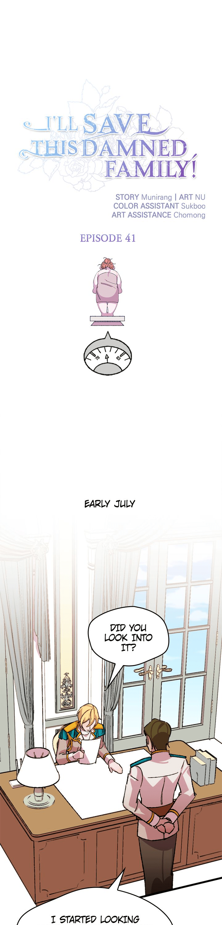 I’ll Save This Damned Family! Chapter 41 - Page 1