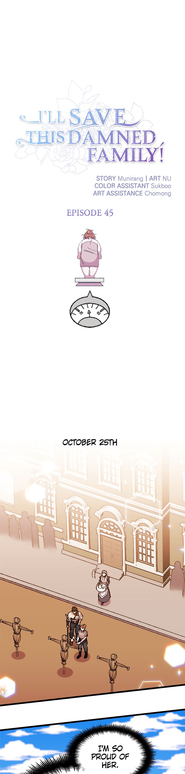 I’ll Save This Damned Family! Chapter 45 - Page 1
