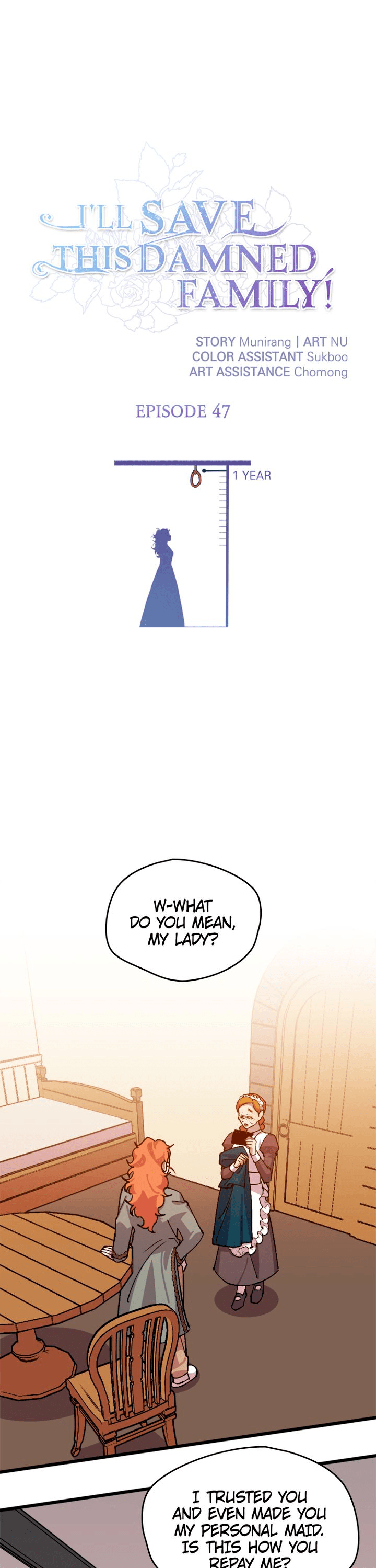 I’ll Save This Damned Family! Chapter 47 - Page 1