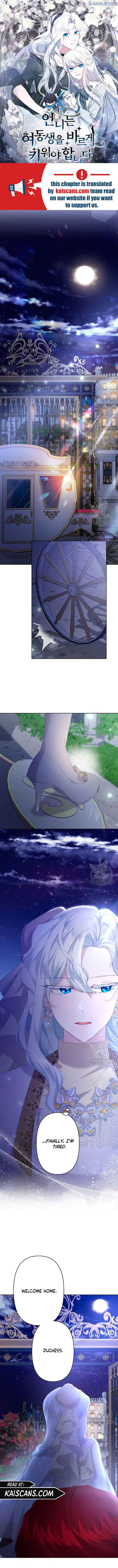 I Need to Raise My Sister Properly Chapter 13 - Page 1