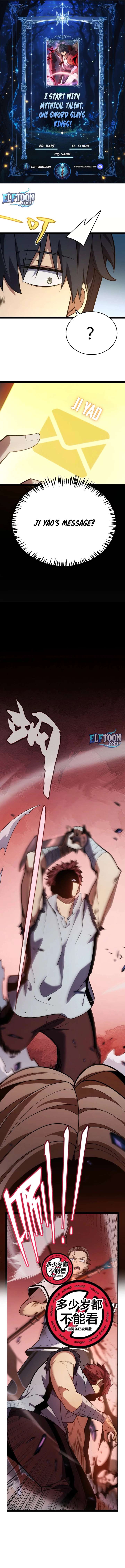 I Started With the Mythical Talent, Killing Gods With One Sword! Chapter 11 - Page 1