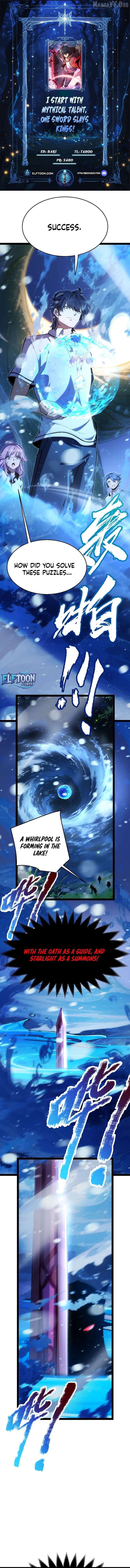 I Started With the Mythical Talent, Killing Gods With One Sword! Chapter 14 - Page 1