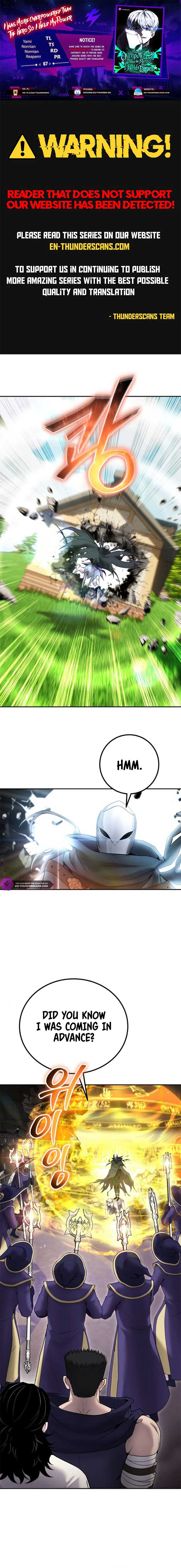 I Was More Overpowered Than the Hero, so I Hid My Power! Chapter 67 - Page 1