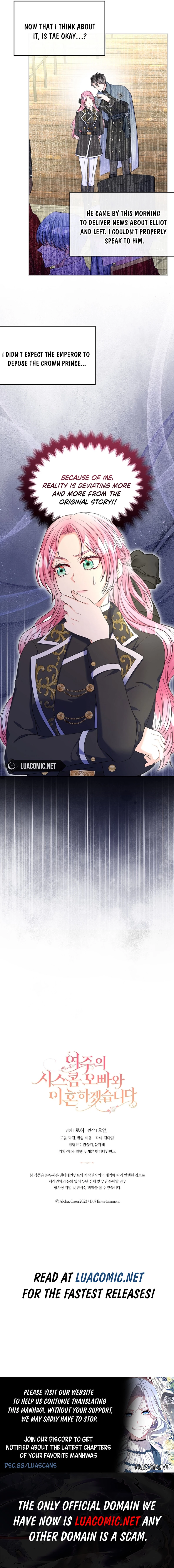 I Will Divorce the Female Lead’s Siscon Brother Chapter 64 - Page 10