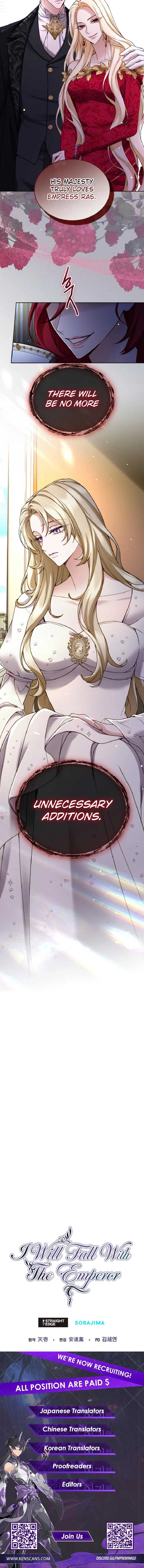 I Will Fall With the Emperor Chapter 137 - Page 9