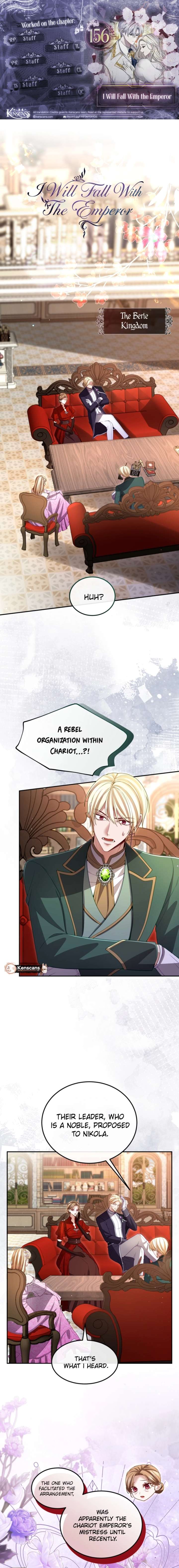 I Will Fall With the Emperor Chapter 156 - Page 1