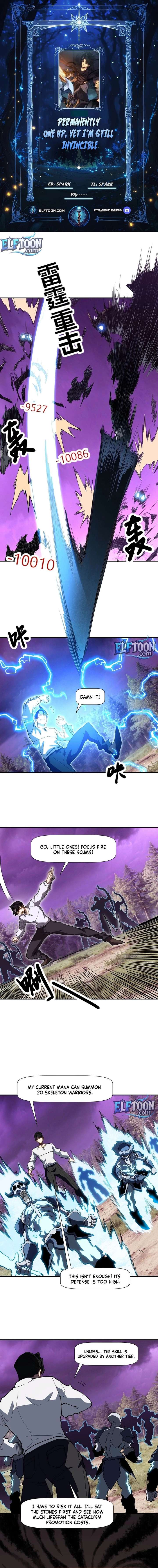 Invincible With Only a Single Point of HP Chapter 7 - Page 1