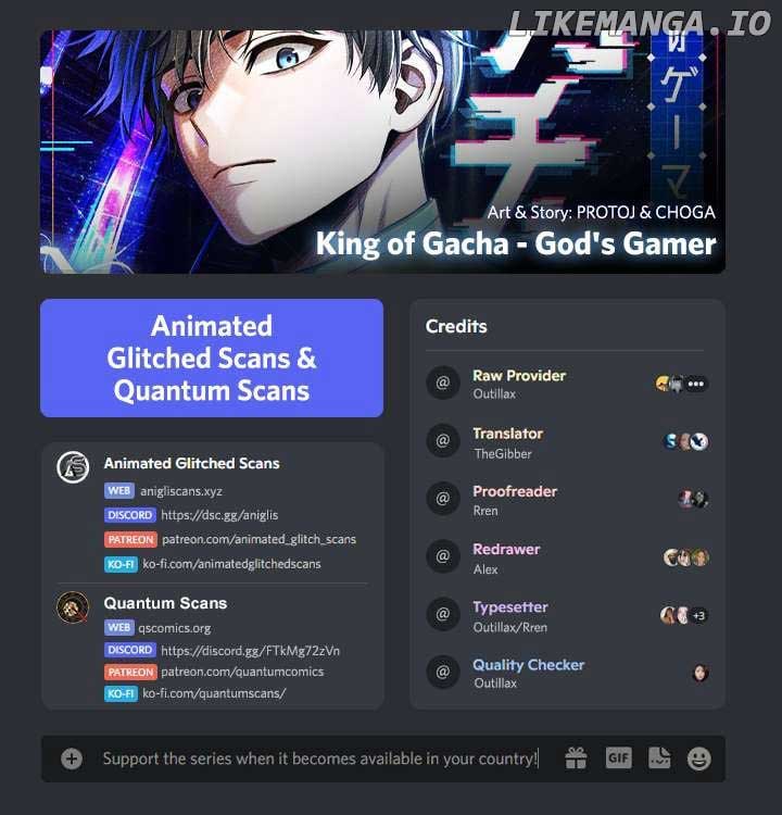 King of Gacha ~God’s Gamer~ Chapter 1 - Page 1
