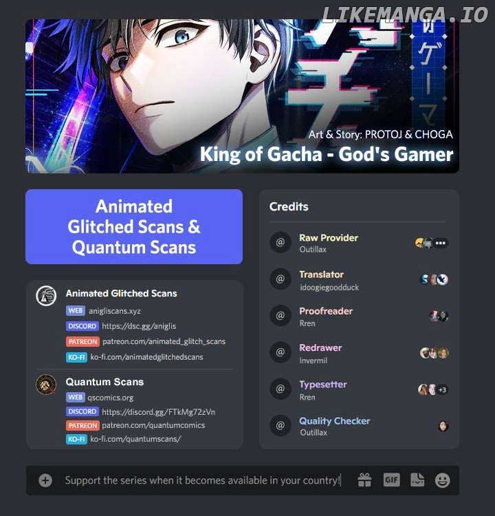 King of Gacha ~God’s Gamer~ Chapter 3 - Page 1