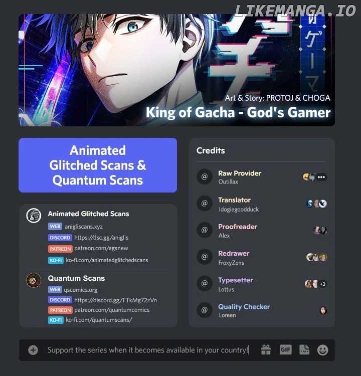 King of Gacha ~God’s Gamer~ Chapter 5 - Page 1