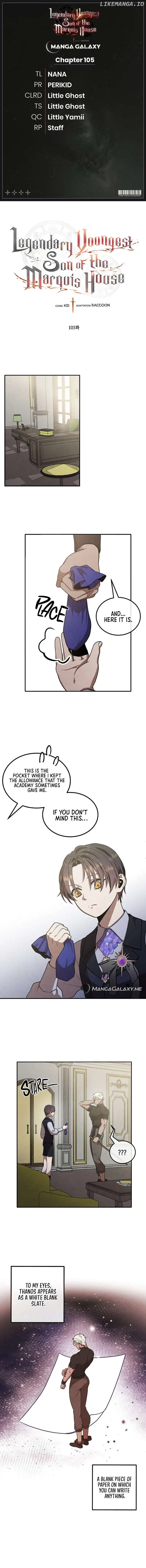 Legendary Youngest Son of the Marquis House Chapter 105 - Page 1