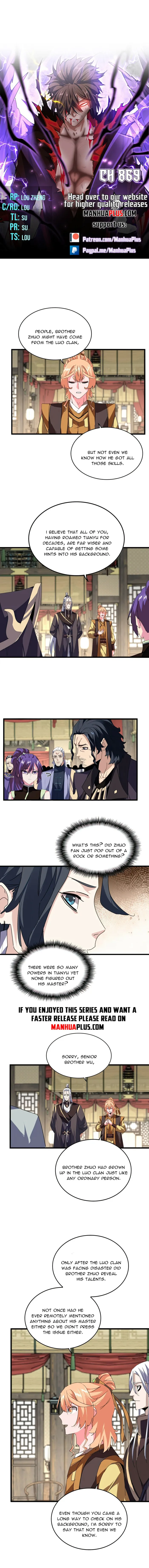 Magic Emperor Chapter 869 - Page 1