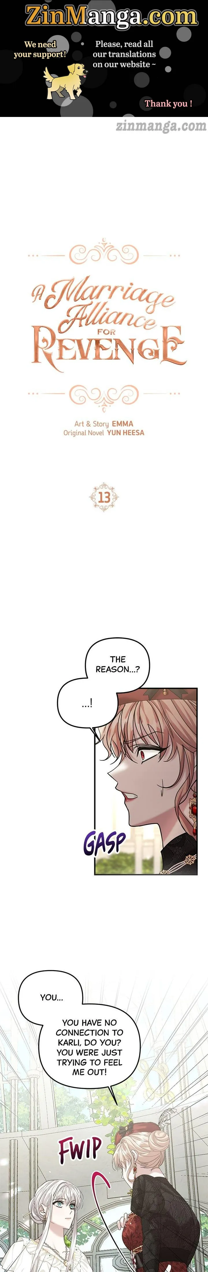 Marriage Alliance for Revenge Chapter 13 - Page 1