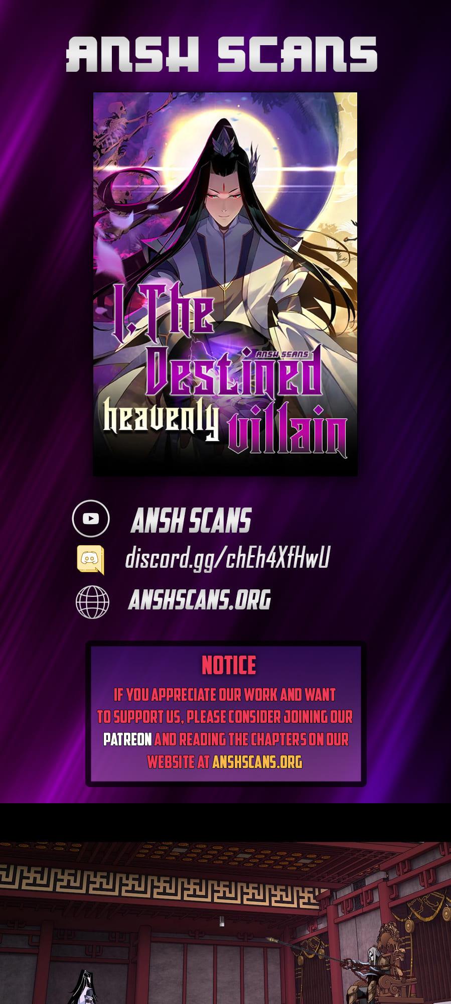 Me, The Heavenly Destined Villain Chapter 25 - Page 1