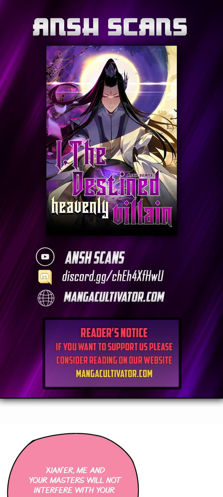 Me, The Heavenly Destined Villain Chapter 28 - Page 1