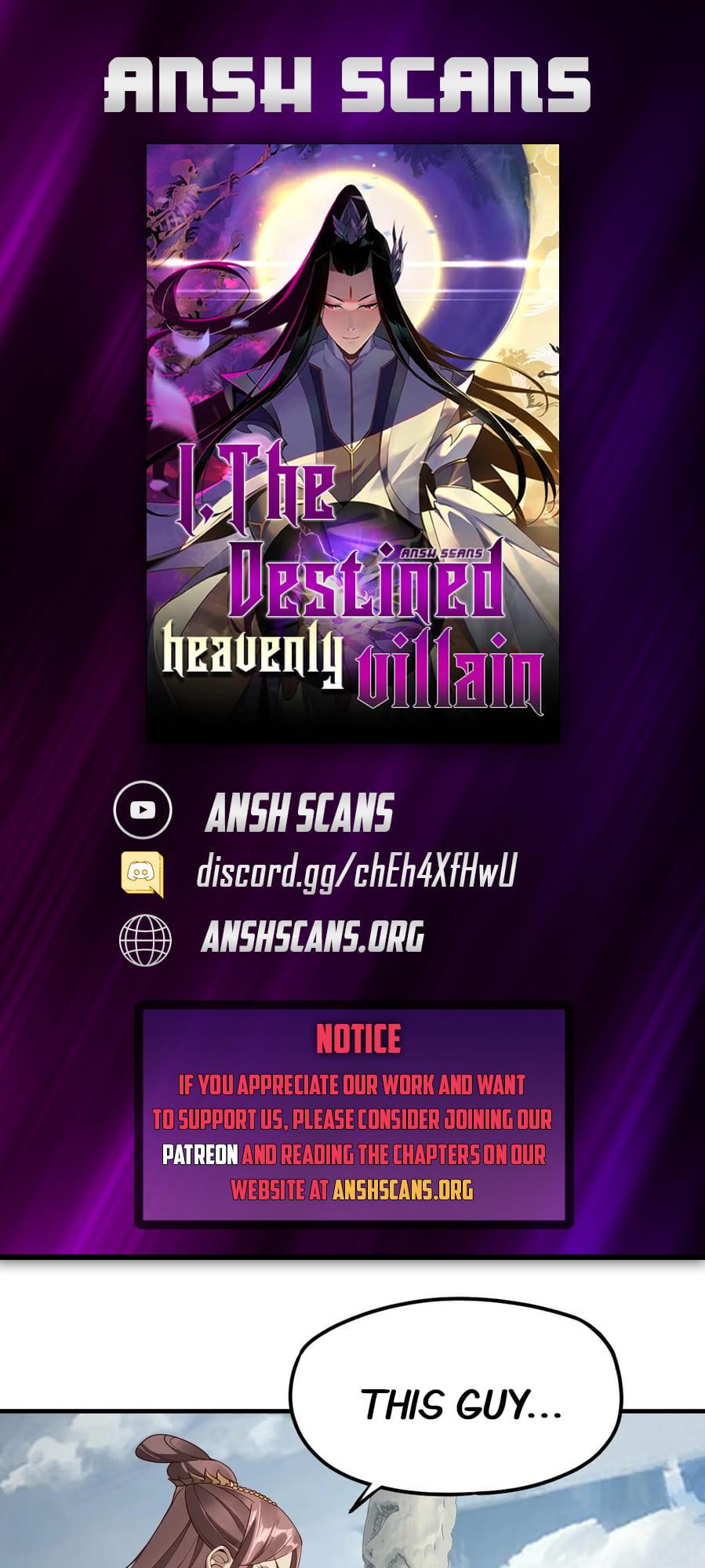 Me, The Heavenly Destined Villain Chapter 30 - Page 1