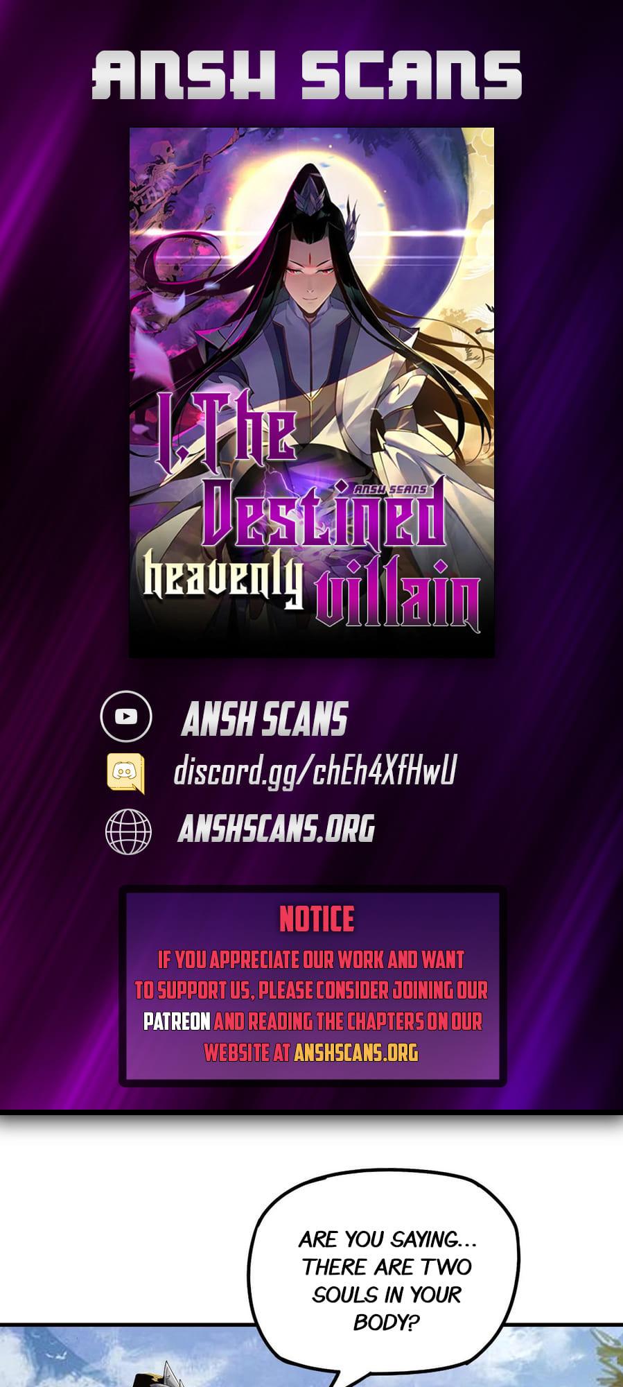 Me, The Heavenly Destined Villain Chapter 33 - Page 1