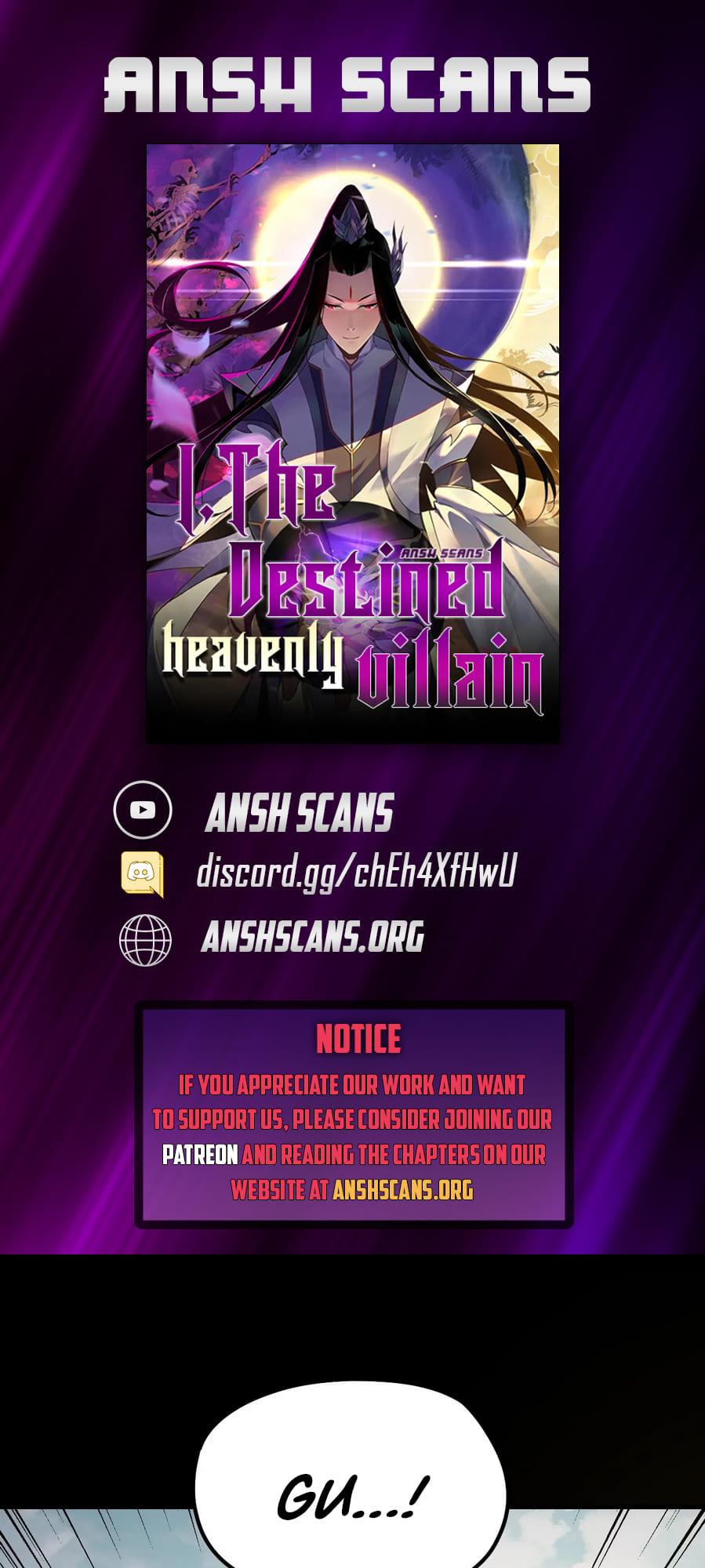 Me, The Heavenly Destined Villain Chapter 39 - Page 1