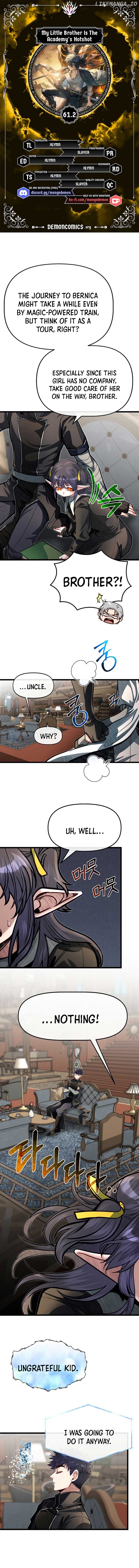 My Little Brother Is The Academy’s Hotshot Chapter 61.2 - Page 1
