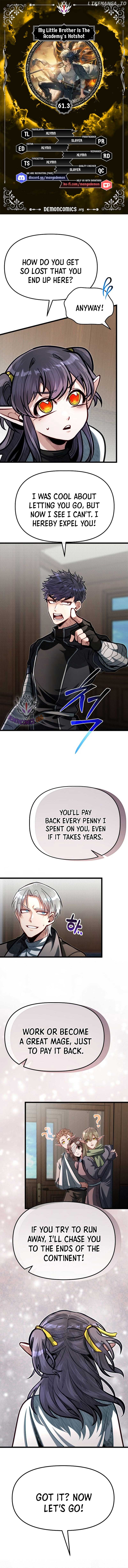 My Little Brother Is The Academy’s Hotshot Chapter 61.3 - Page 1