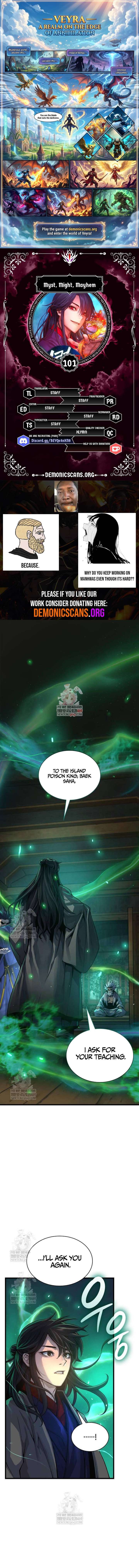 Myst, Might, Mayhem Chapter 101 - Page 1