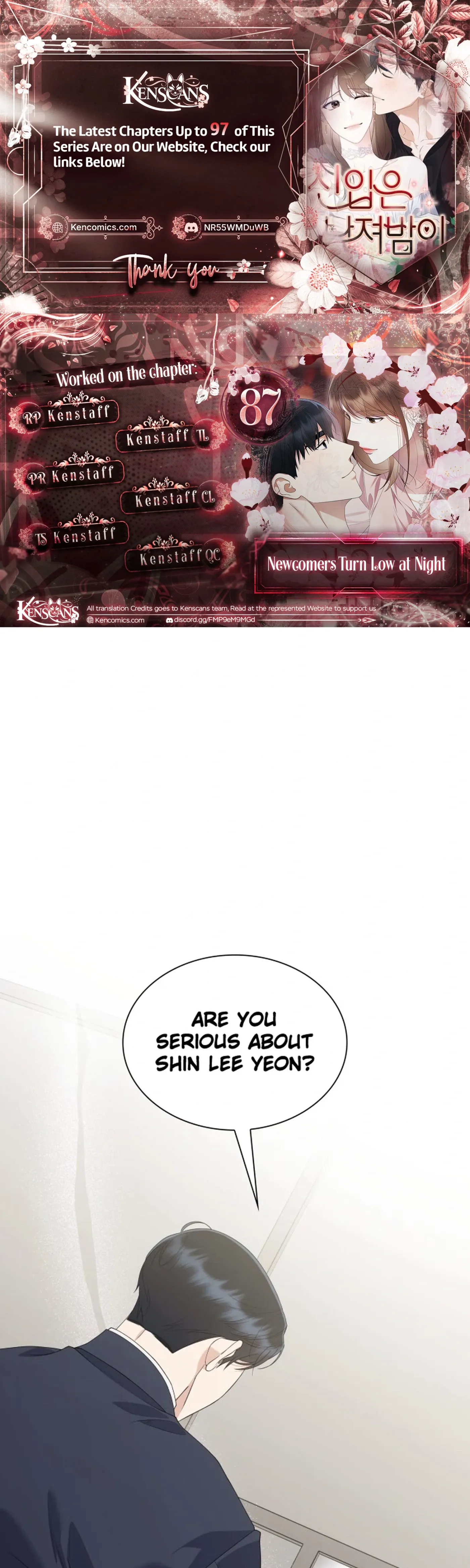 Newcomers Turn Low at Night Chapter 87 - Page 1