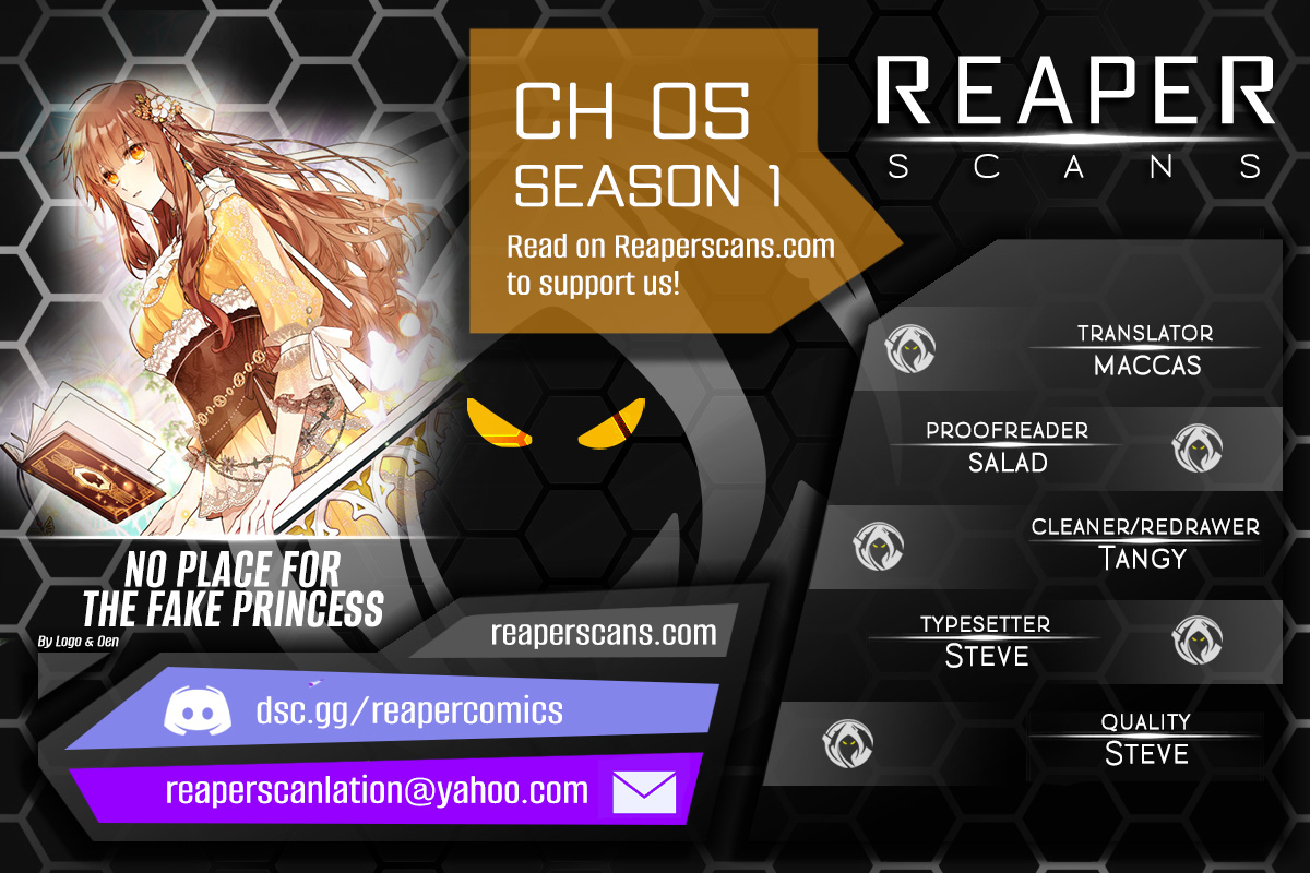 No Place for the Fake Princess Chapter 5 - Page 1