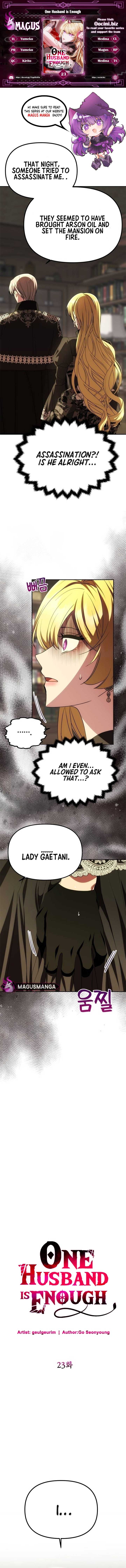 One Husband Is Enough Chapter 23 - Page 1