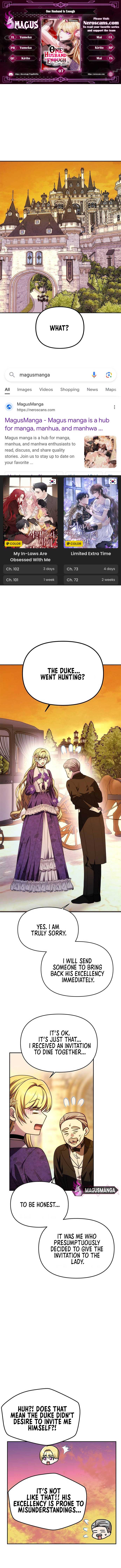One Husband Is Enough Chapter 7 - Page 1