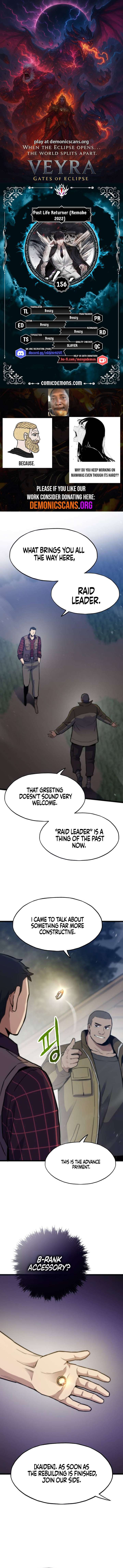 Past Life Returner Chapter 156 - Page 1