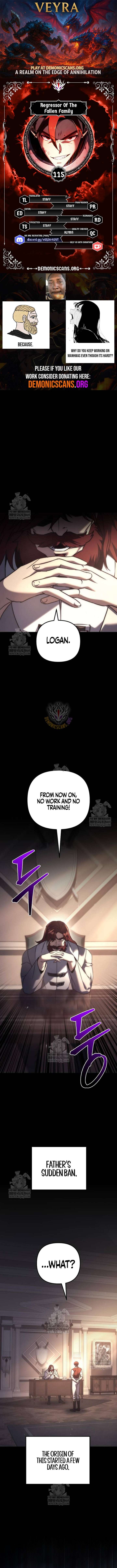 Regressor of the Fallen family Chapter 115 - Page 1