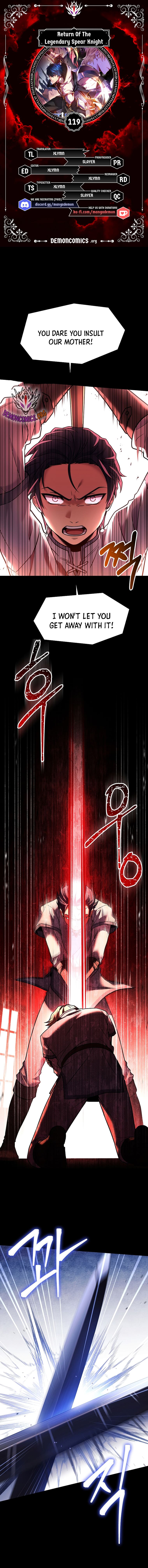 Return of the Legendary Spear Knight Chapter 119 - Page 1