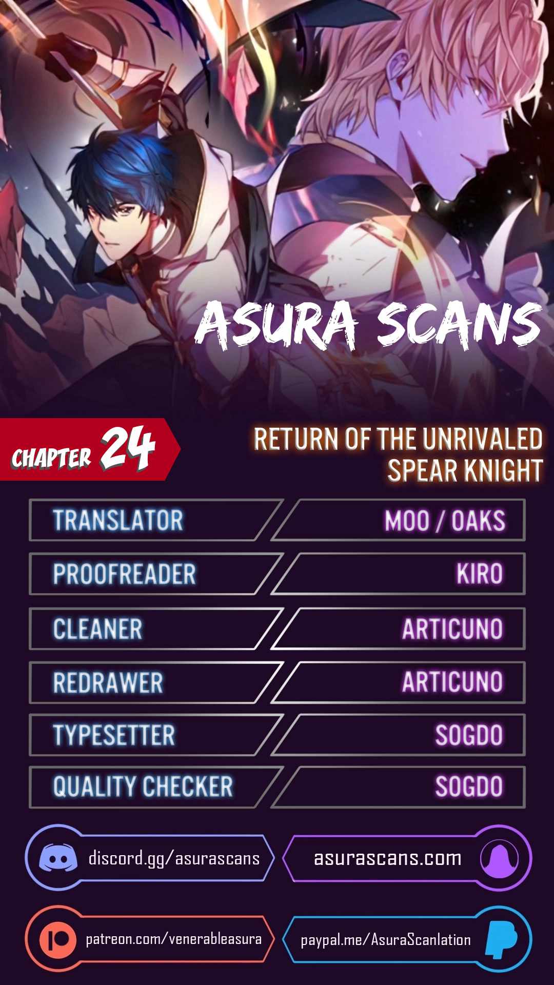 Return of the Legendary Spear Knight Chapter 24 - Page 1